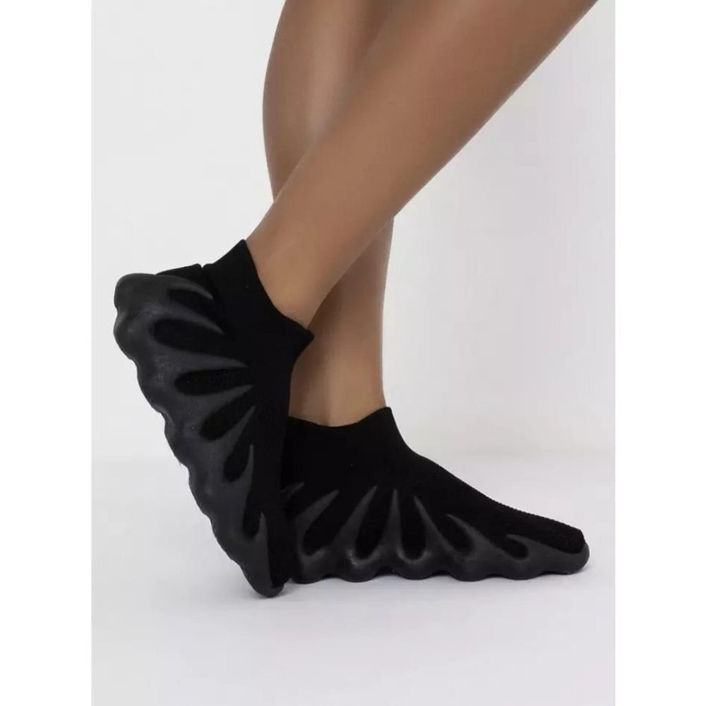 Azalea Wang I'm A Winner Sneaker Shoes Women Size 7 Lightweight Black Stretch‎